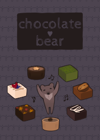 [R] Chocolate Bear + Navy |os