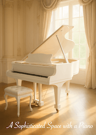A Sophisticated Space with a Piano