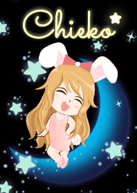 Chieko- Bunny girl on Blue Moon