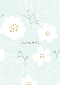 White flowers stylish cute10 from Japan