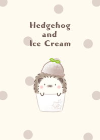 Hedgehog and Ice cream -chocolate-2