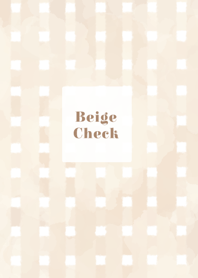 Beige Check for Japan