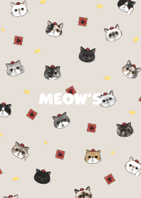 meowshead3 new year / beige