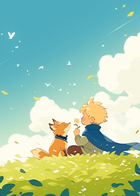 The Prince & Fox's First Meeting_Blue