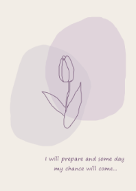 vintage flower /purple