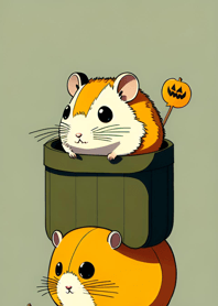 Halloween Hamster 351D4E