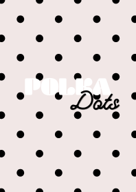 Polka Dots (Beige & Black)