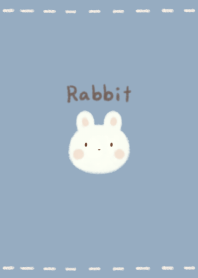 Fluffy Rabbit -smoky blue-