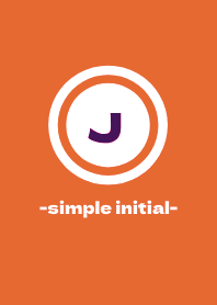 simple initial-J- THEME 40