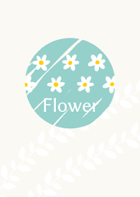 flower  White & green