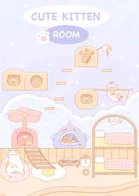 Cute kitten room