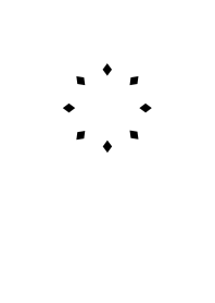 Simple Diamond Black & White