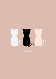 Back view of cat