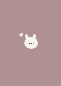 Dull pink and rabbit.