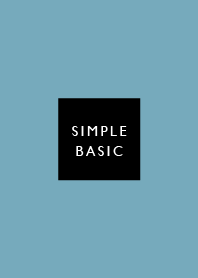 Simple&Basic アクアグレー×ブラック