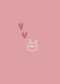 Dull Pink Rabbit Milk White g