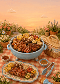 Glossy_Clay_BBQ_Picnic