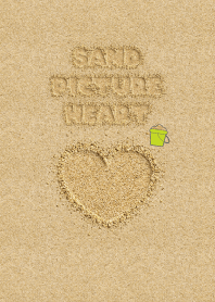 Sand Picture Heart 40