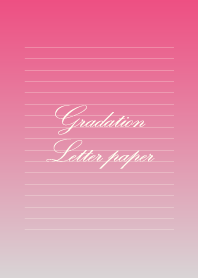 Gradation Letter paper - Gray+Red -