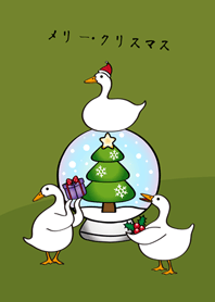 오리 크리스마스!(말차 그린)