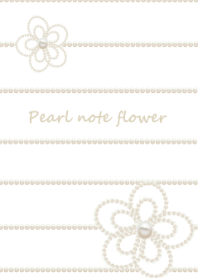 Pearl note flower