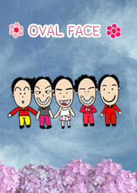 Oval face