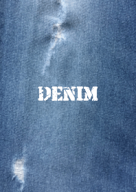 Damaged denim fabric