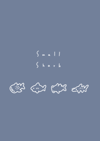 Small Shark: navy white