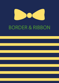 BORDER & RIBBON -Yellow-