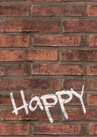 Brick Wall "Happy"