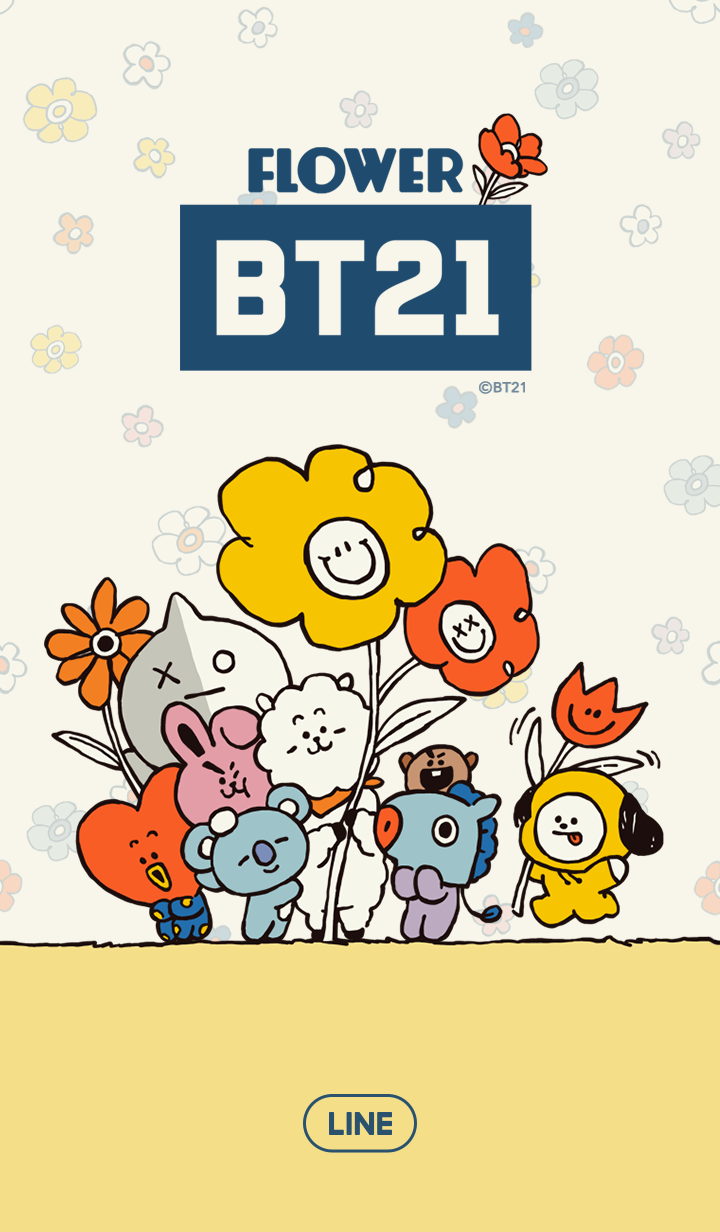 BT21: 컬러풀 플라워