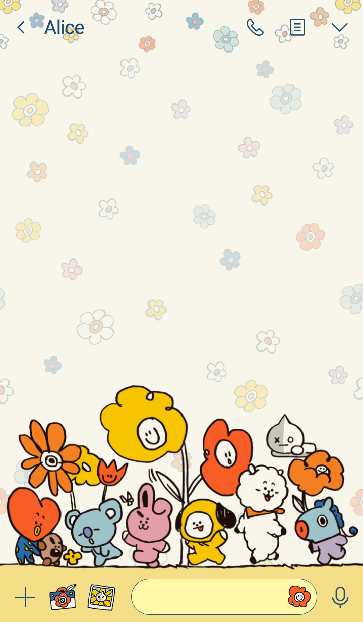 BT21: 컬러풀 플라워