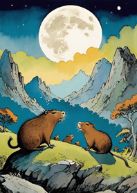 Ukiyo-e - Capybara F9A9ea