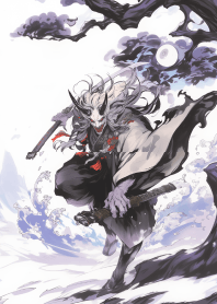 百鬼夜行圖之十一-鬼切