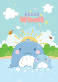 ปลาวาฬ ทะเลสาบ สีฟ้า