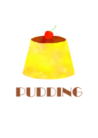Chic pudding illust