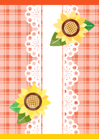 day for sunflower on red & yellow