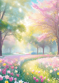 Beautiful real scenery(Spring-633)