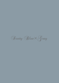 DustyBlue&Gray color