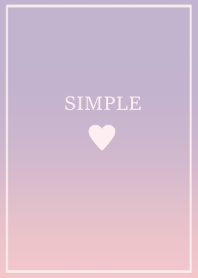 SIMPLE HEART -lavender quartz-