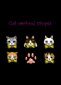 Cat vertical stripes