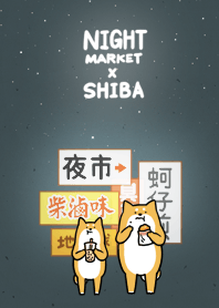 Night Market & Shiba Inu in Taiwan