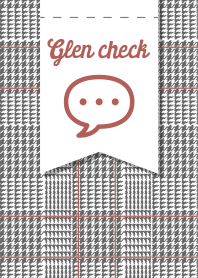 Glen check(red)