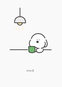 まるいイヌ（あたらしいグレー）