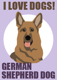 I LOVE DOGS! -GERMAN SHEPHERD DOG-