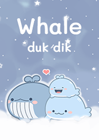Happy Whale Blue