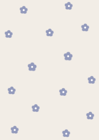 flower pattern -bluebeige-