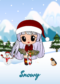Snowy girl