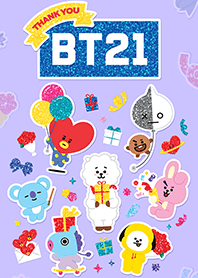 BT21 กลิตเตอร์วิบวับ☆