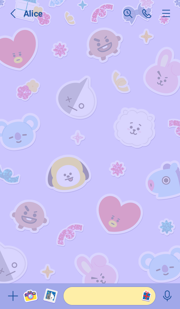 BT21 กลิตเตอร์วิบวับ☆